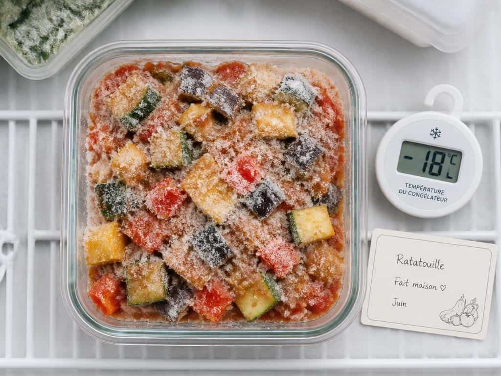 combien de temps conserver ratatouille au frigo