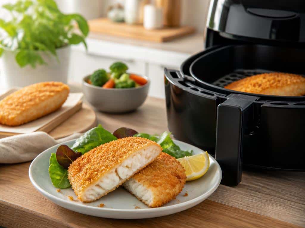 poisson pané surgelé airfryer temps de cuisson