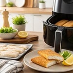 poisson pane surgele au air fryer