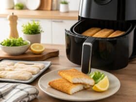 poisson pane surgele au air fryer