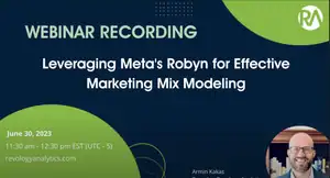 Leveraging Meta’s Robyn for Effective Marketing Mix Modeling