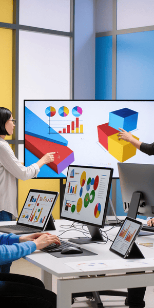 Advanced commercial analytics visualization for strategic insights.