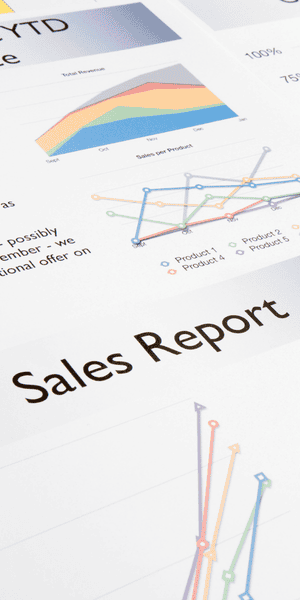 Sales and marketing analytics chart for enablement strategies.