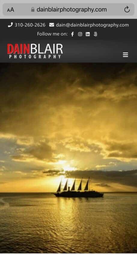 Dain Blair Photography Mobile
