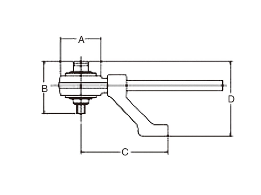 HT3 Series, Torque Multipliers Dimension