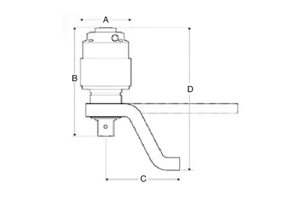 HT30,HT40,HT60 Series, Torque Multipliers Dimension