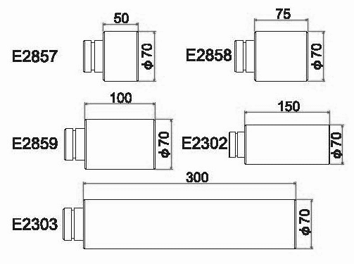 Extension Rod Dimension 1