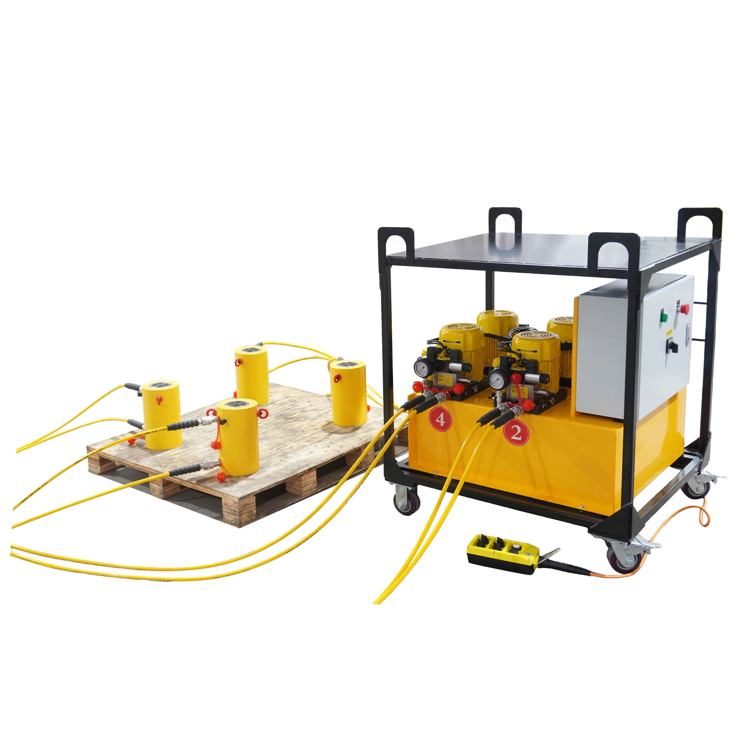 Multi-Motor Equal Flow Hydraulic Pump