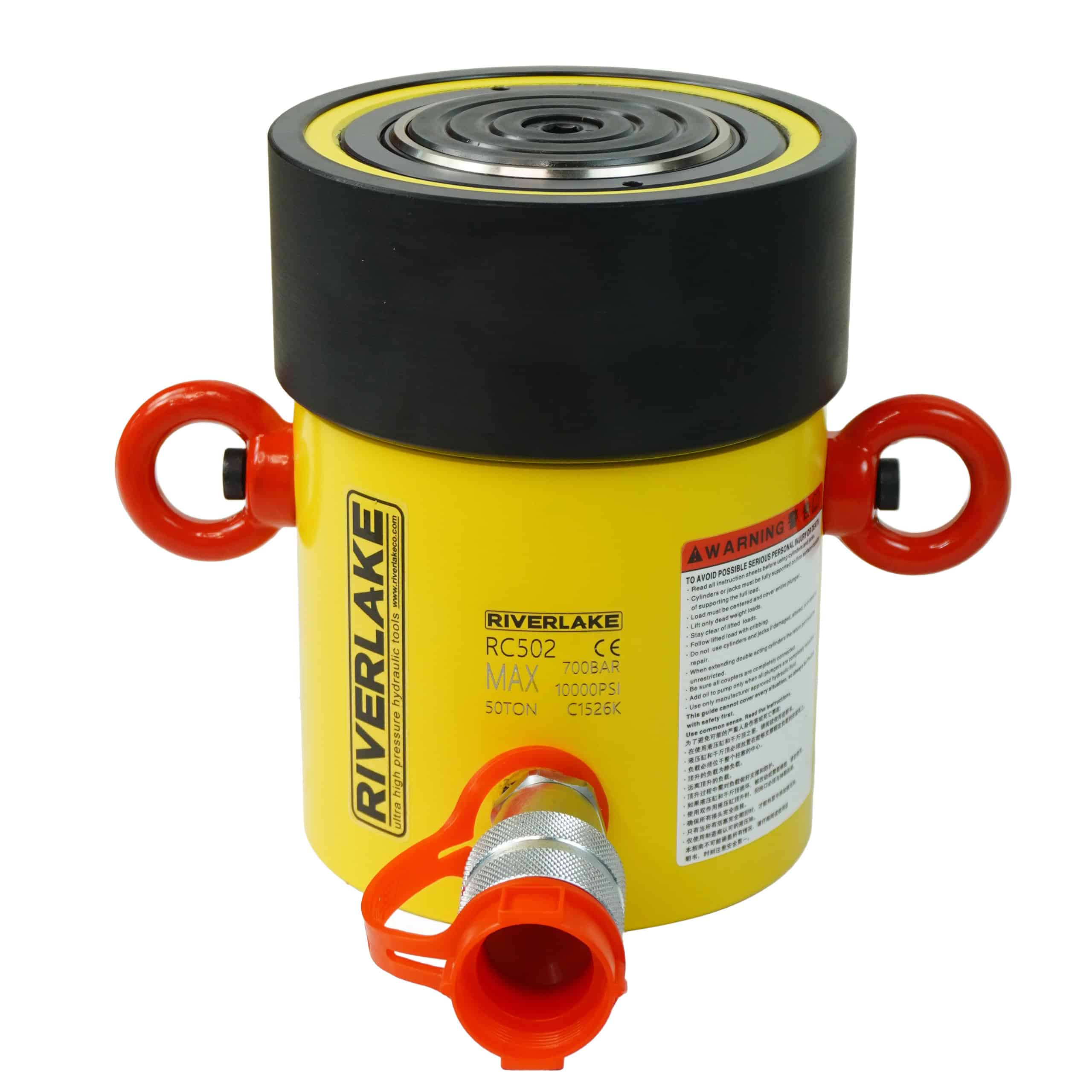 Single-Acting Spring-Retraction Hydraulic Cylinders