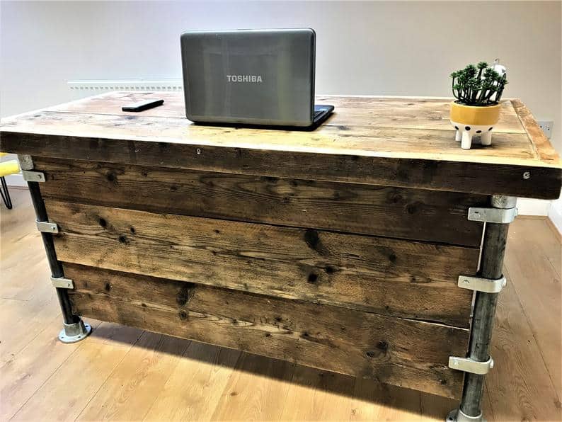 industrial reception desk