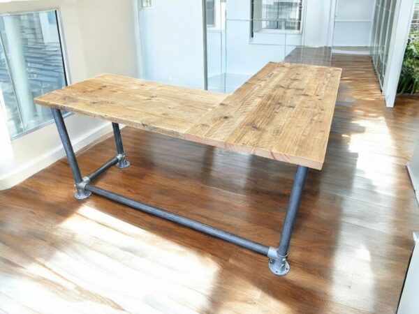 industrial corner desk