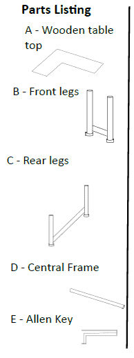 industrial corner desk