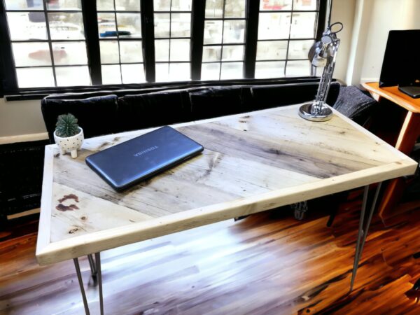 Wooden Herringbone Table