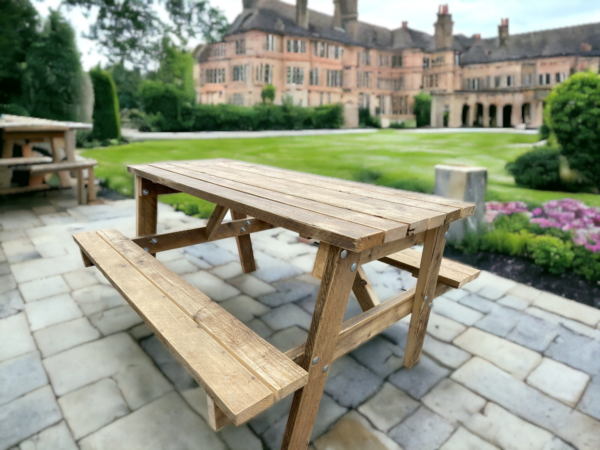 Reclaimed Wooden Picnic Bench