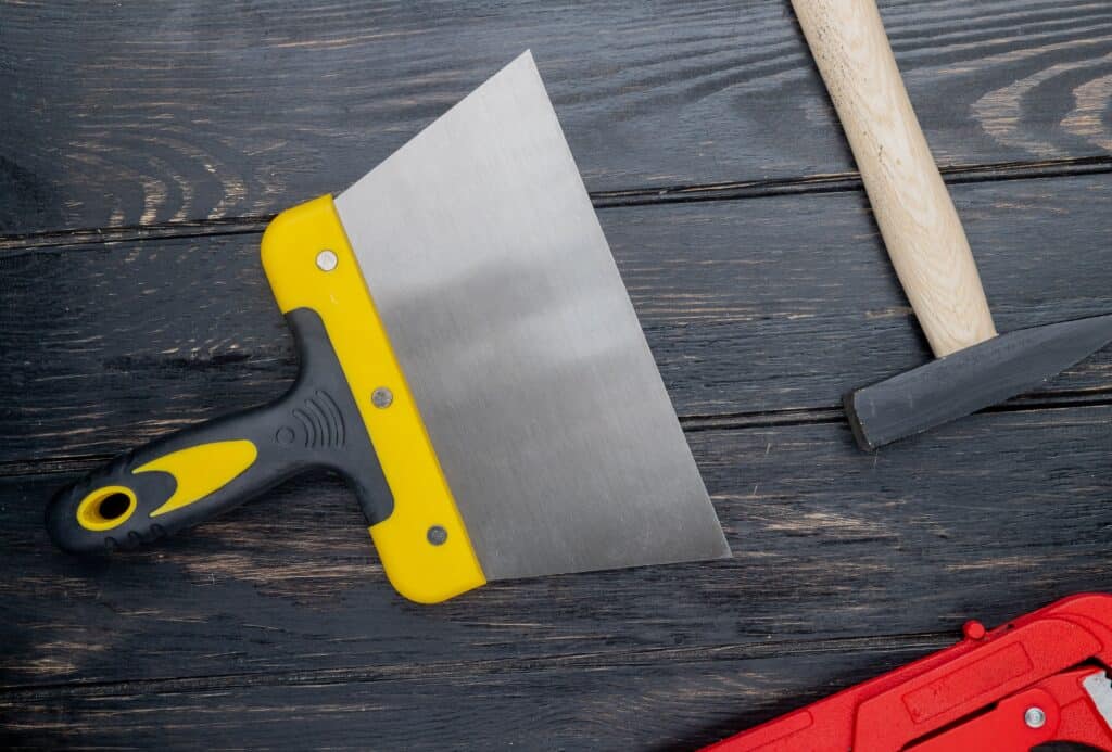 wood filler putty scraper