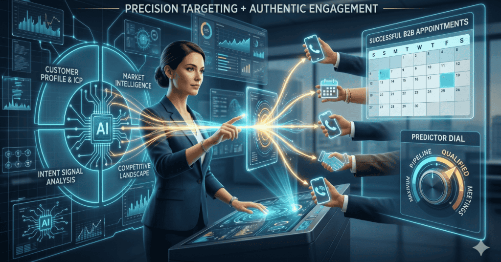 Why Modern B2B Appointment Setting Requires a Human-AI Sales Approach