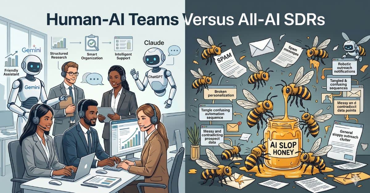 Human-AI Teams Versus All-AI SDRs | Salaria Sales