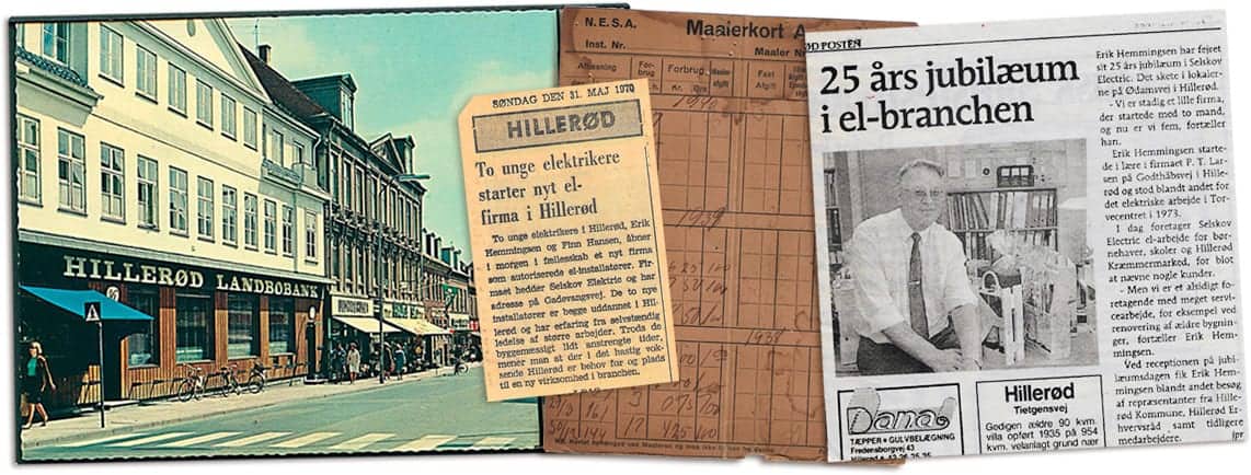 Elektriker i Hillerød starter selskov elektric 1970
