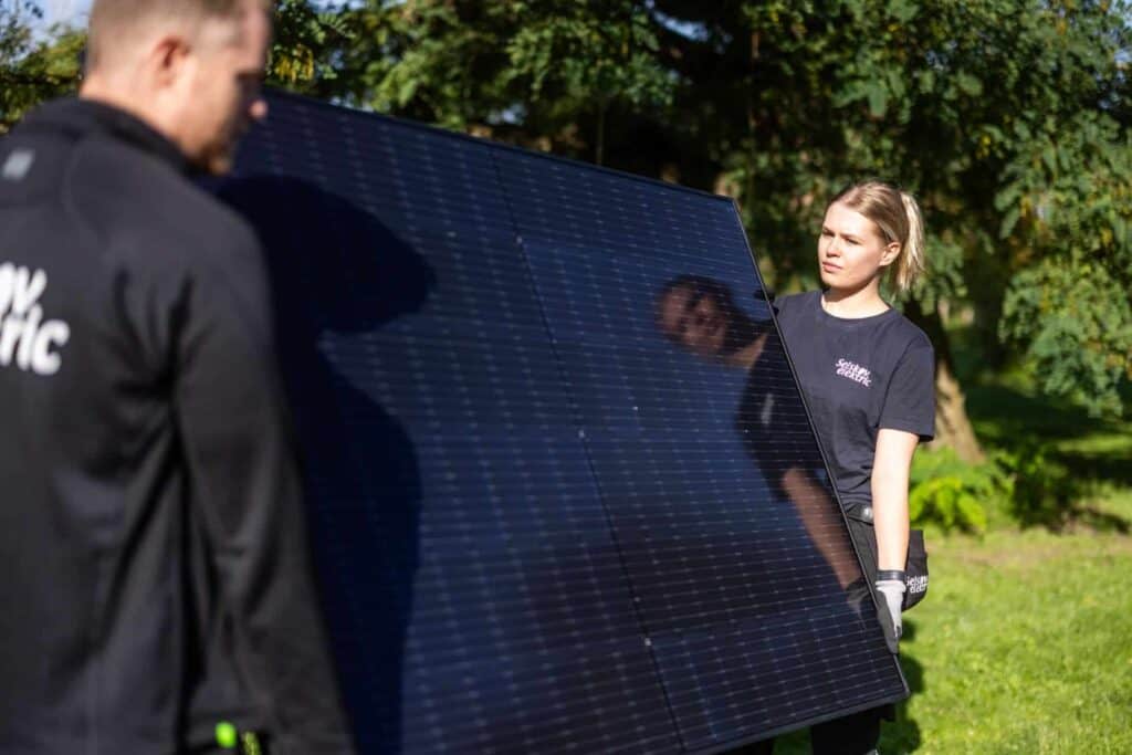 spar med solceller solpaneler fra selskov elektric