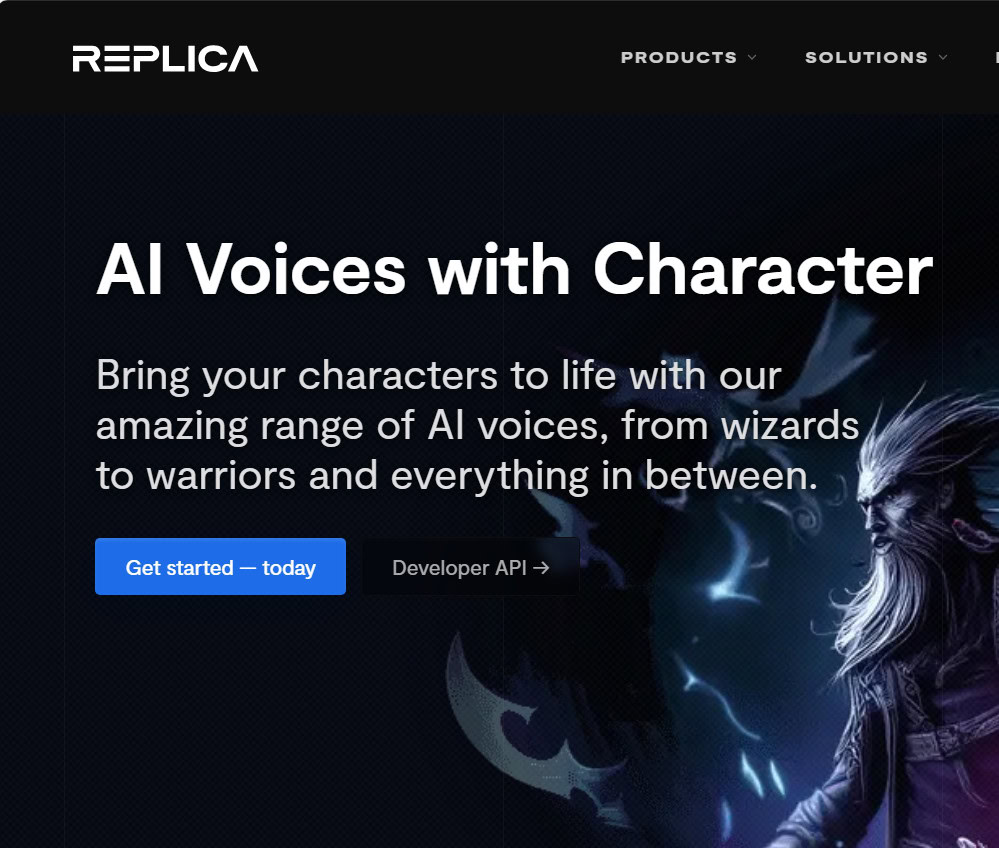 Replica Ai Voice Generator