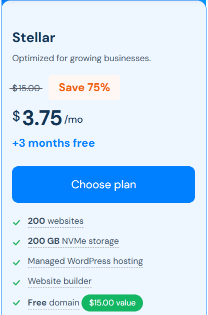 Plan: 3CPU, 3GB Ram, 200GB NVME 