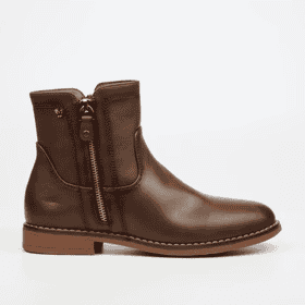 Butterfly Feet Celeste 8 Ankle Boot - Chocolate