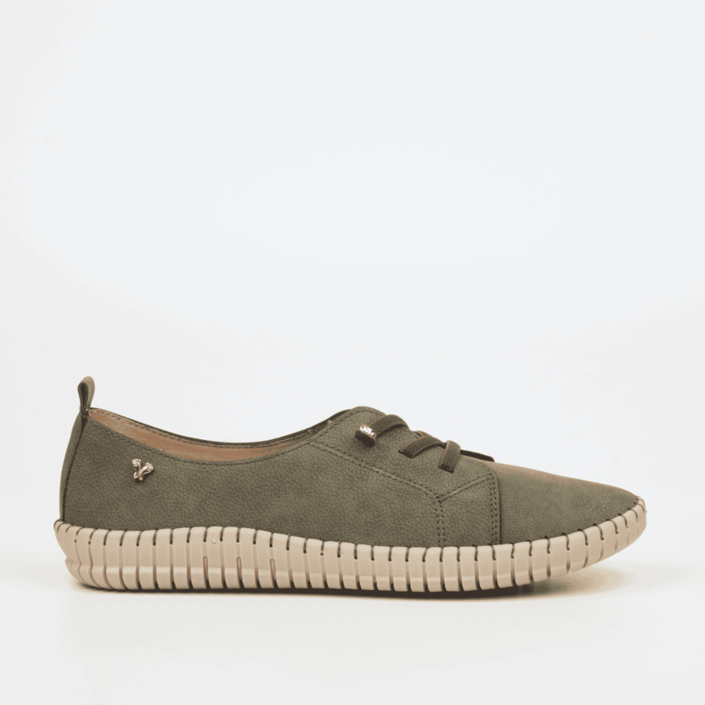 Butterfly Feet Dayna 1 Faux Nubuck Pumps - Olive