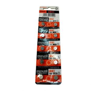 Maxell LR41 1 Card (10 pcs)