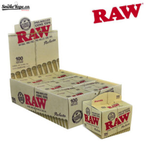 RAW Tips Pre-Rolled Cone - Perfecto (100 p/Pack Display)