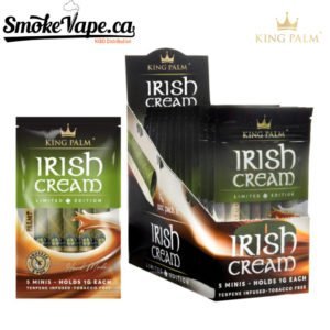 King Palm Flavors Mini - Irish Cream - 15 pouches Display