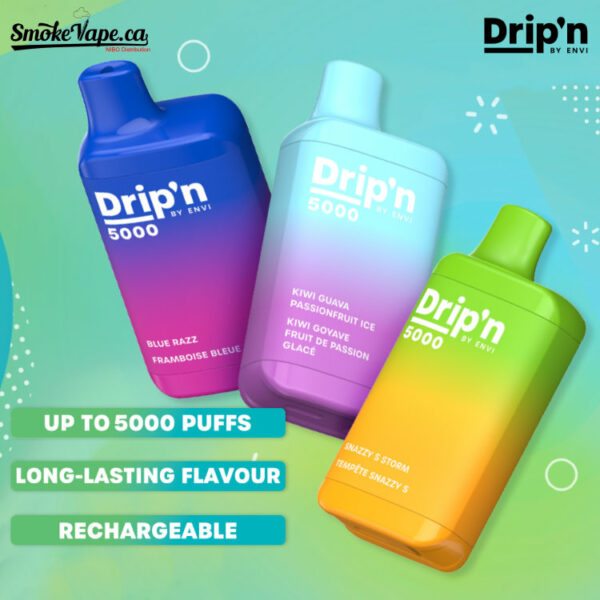 Drip'n by Envi 5000 Disposable Vape [STAMPED]
