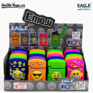 Eagle Torch-EMOJI - Single flame Torch lighter Box of 20 (PT113EJ)