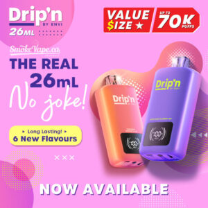 Envi Drip'n 70K 26ML Disposable - 5pcs Display [Stamped]
