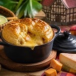 croustade de munster au colombo en mini cocotte fid