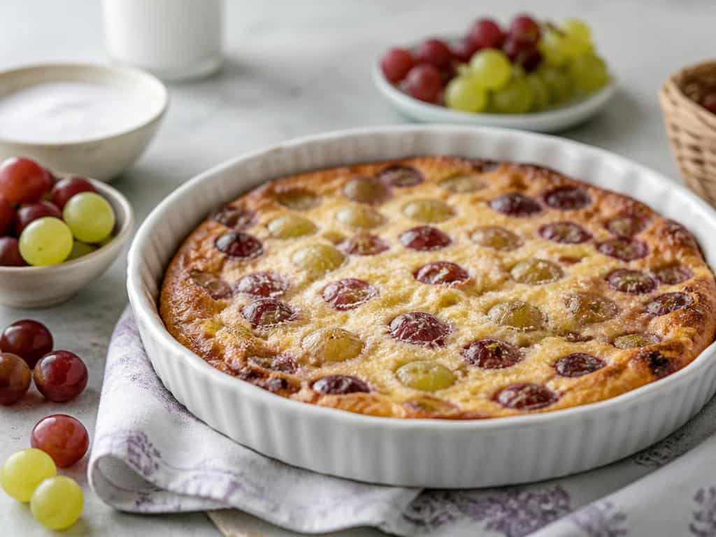 clafoutis aux raisins light fid