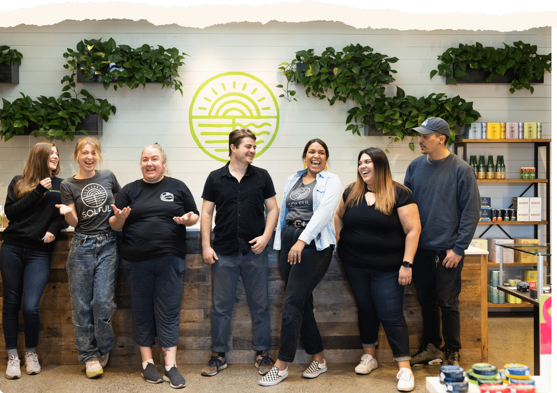 image of solful team in the store