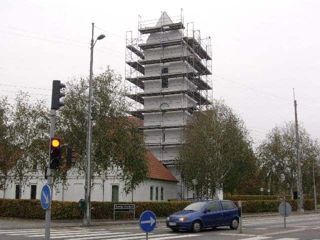 Professionel maling af kirke