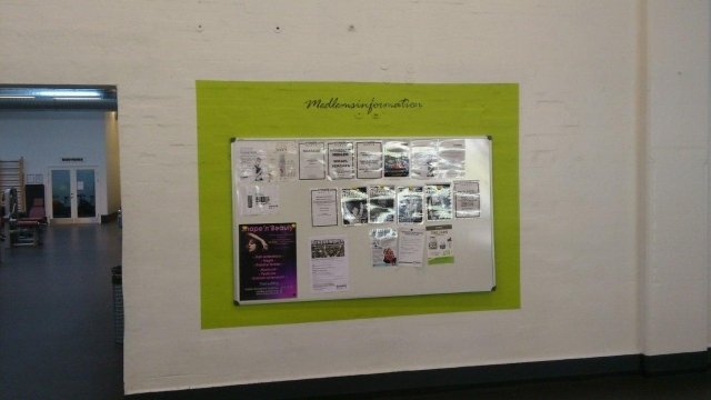 Maling i fitness center