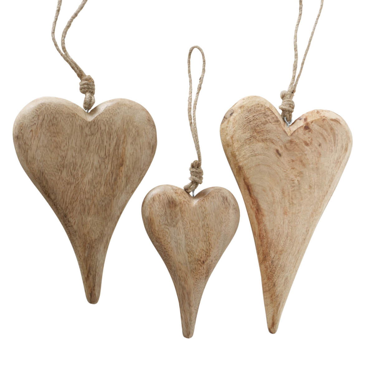 Third wooden hearts