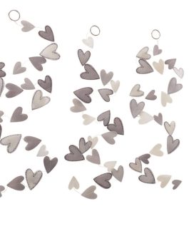 Mobile Hearts from Natural Shell