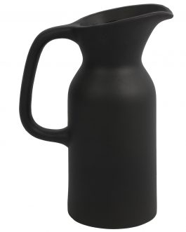 Ethnic Black Pottery Urn L