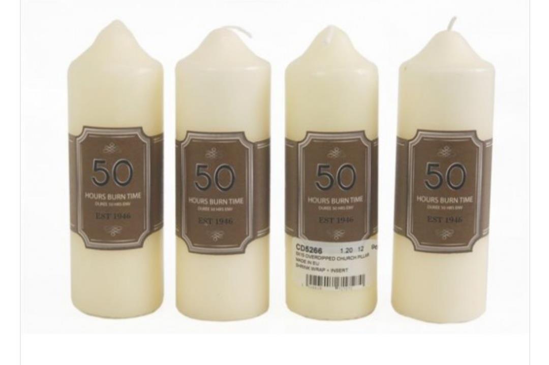 נר צילינדר בייסיק גבוה