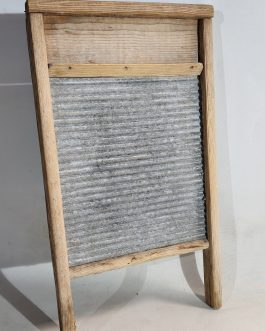 קרש כביסה וינטאג' מקורי עץ/מתכת