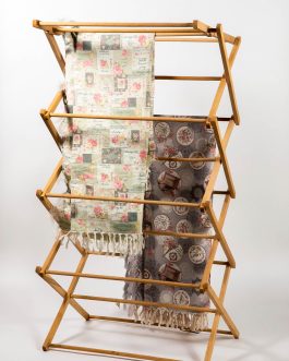 מתלה עץ מתקפל