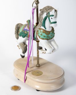 Carousel horse music box