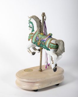 Carousel horse music box