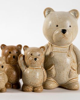 משפחת דובים מקרמיקה