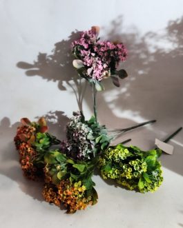 A branch of artificial flowers