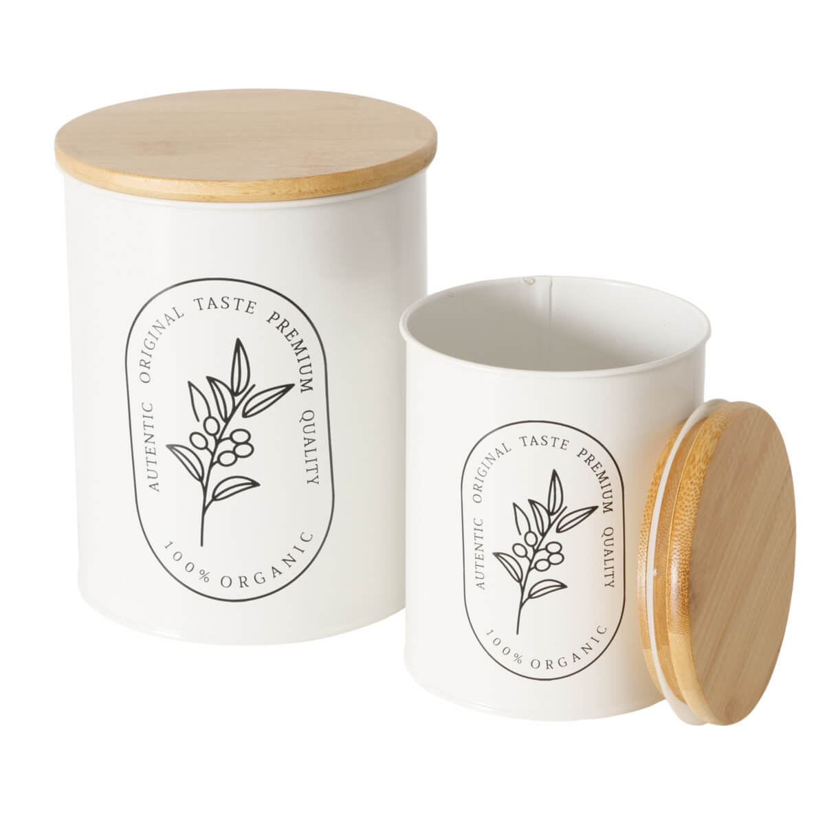 A set of tin boxes for storage