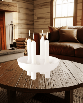 מעמד קרמיקה לנרות